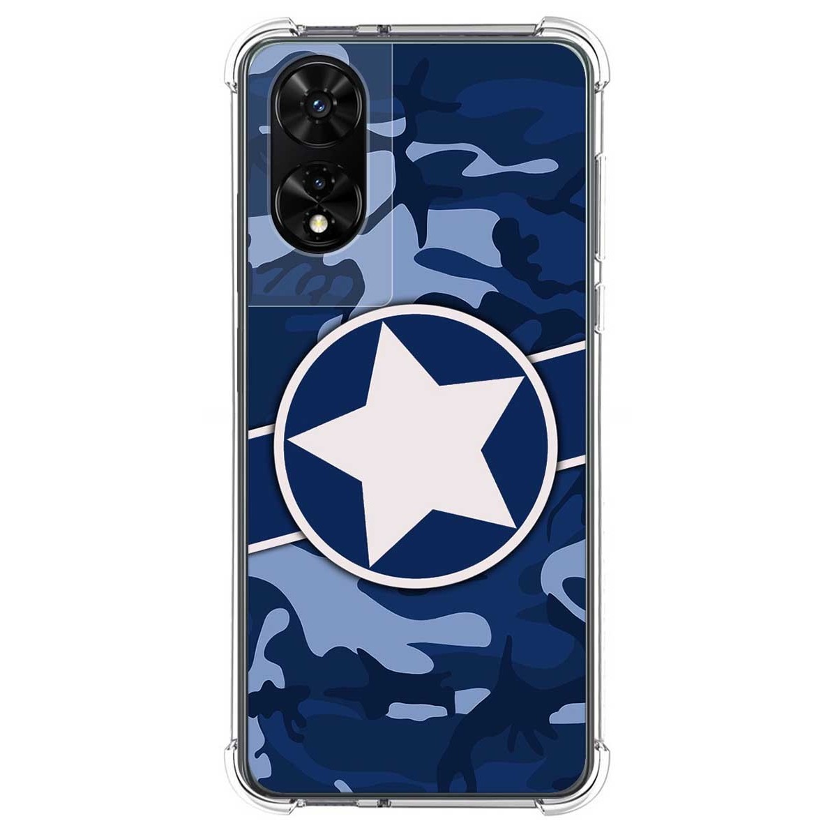 Funda Silicona para TCL 505 diseño Camuflaje 03 Dibujos