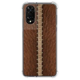 Funda Silicona para TCL 505 diseño Cuero 01 Dibujos