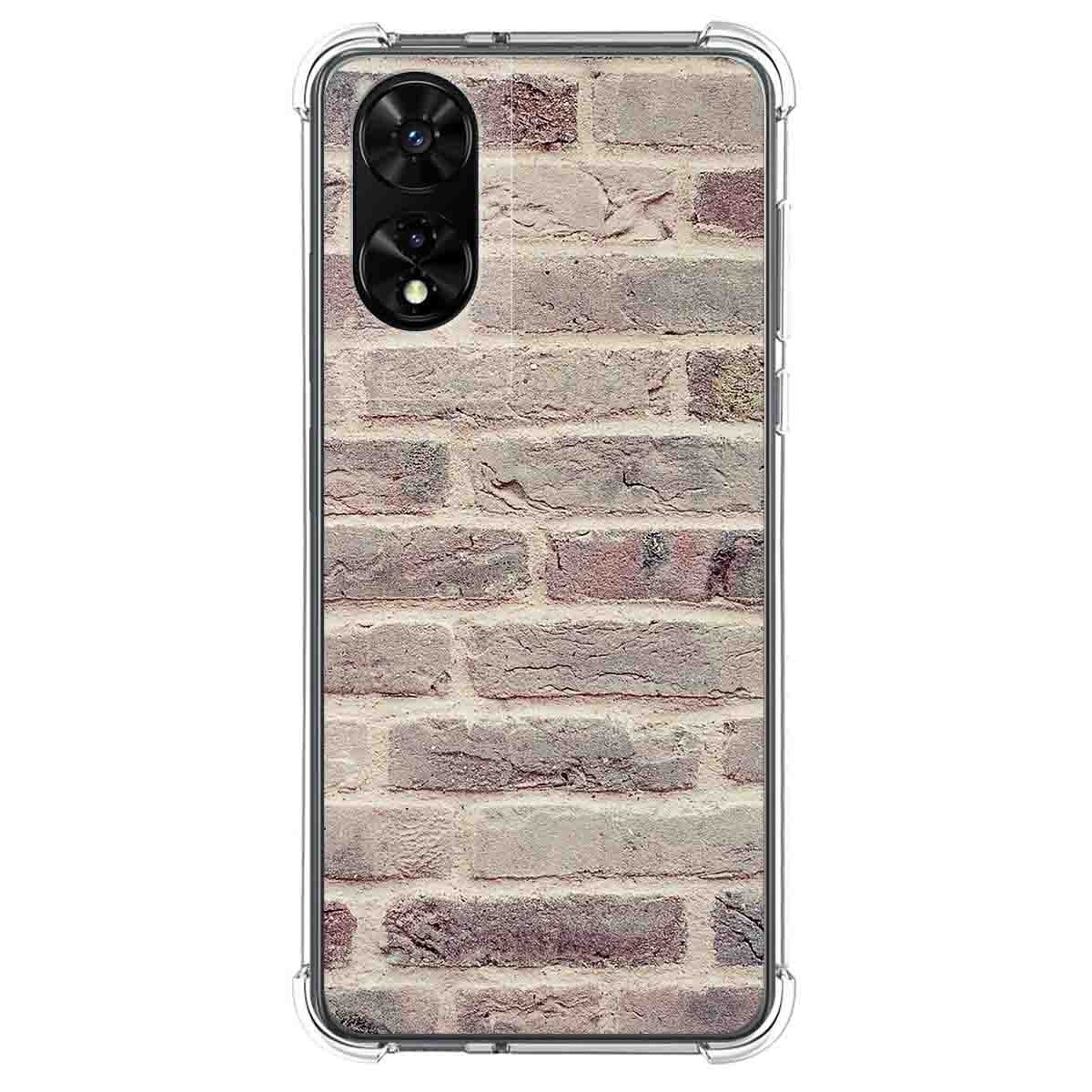 Funda Silicona para TCL 505 diseño Ladrillo 01 Dibujos