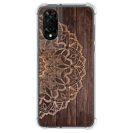 Funda Silicona para TCL 505 diseño Madera 06 Dibujos