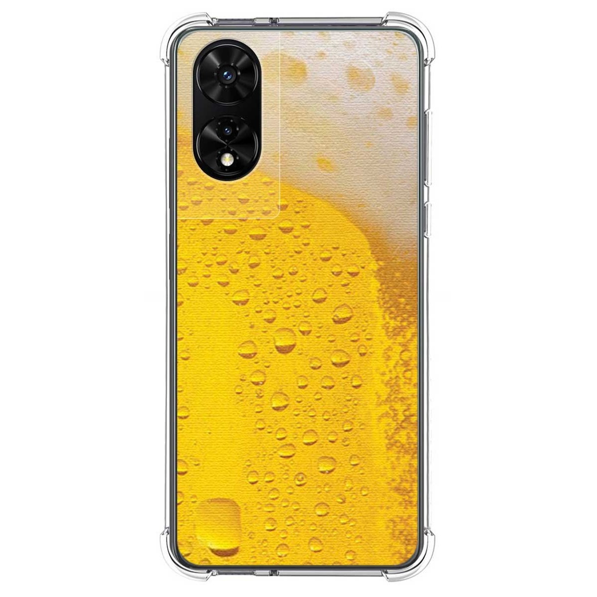 Funda Silicona para TCL 505 diseño Cerveza Dibujos