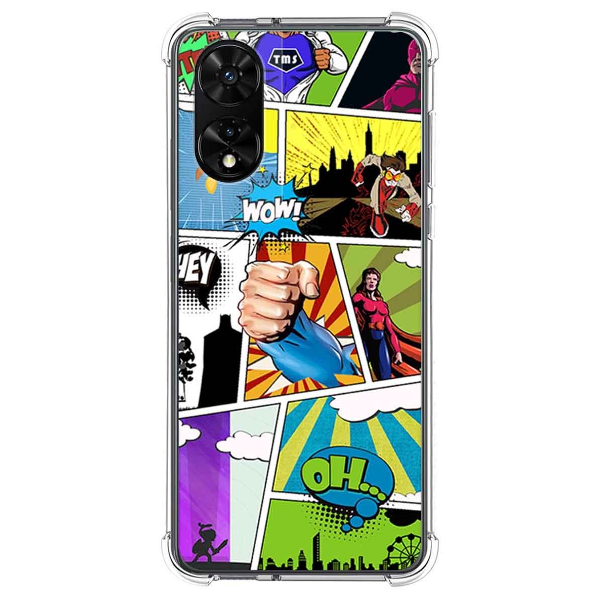 Funda Silicona para TCL 505 diseño Comic Dibujos