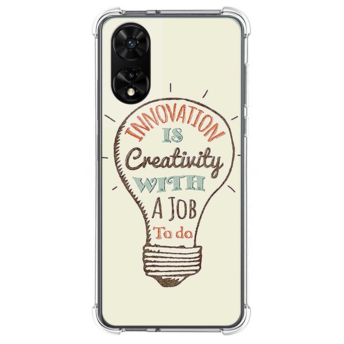 Funda Silicona para TCL 505 diseño Creativity Dibujos