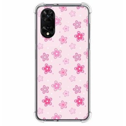 Funda Silicona para TCL 505 diseño Flores Dibujos