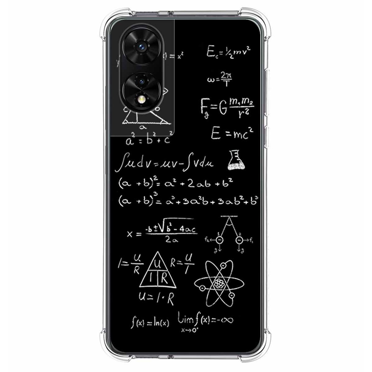 Funda Silicona para TCL 505 diseño Formulas Dibujos