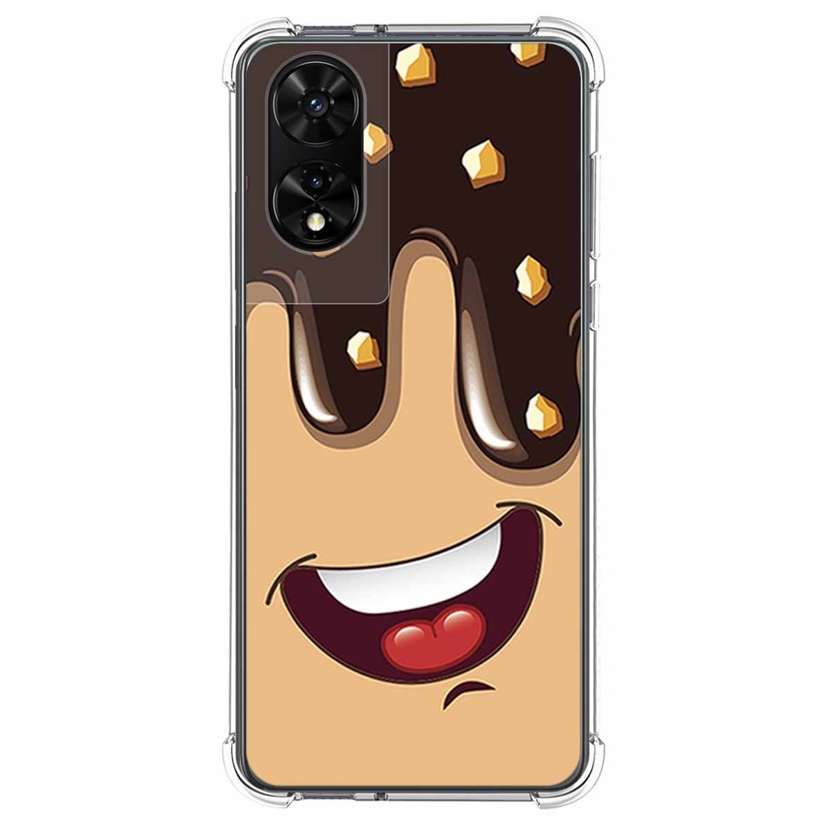 Funda Silicona para TCL 505 diseño Helado Chocolate Dibujos