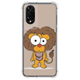 Funda Silicona para TCL 505 diseño Leon Dibujos