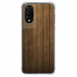 Funda Silicona para TCL 505 diseño Madera Dibujos