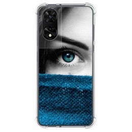 Funda Silicona para TCL 505 diseño Ojo Dibujos