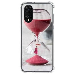 Funda Silicona para TCL 505 diseño Reloj Dibujos