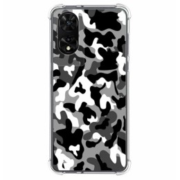 Funda Silicona para TCL 505 diseño Snow Camuflaje Dibujos