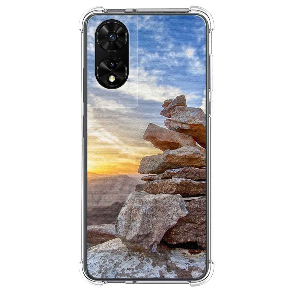 Funda Silicona para TCL 505 diseño Sunset Dibujos