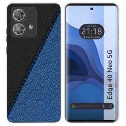 Funda Silicona para Motorola Edge 40 Neo 5G diseño Cuero 02 Dibujos