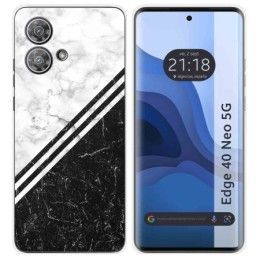 Funda Silicona para Motorola Edge 40 Neo 5G diseño Mármol 01 Dibujos