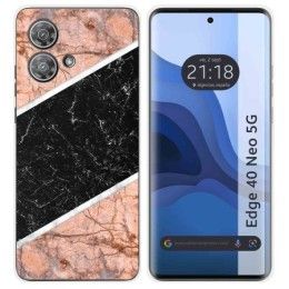 Funda Silicona para Motorola Edge 40 Neo 5G diseño Mármol 07 Dibujos