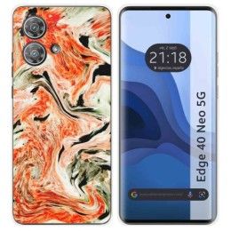 Funda Silicona para Motorola Edge 40 Neo 5G diseño Mármol 12 Dibujos