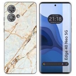 Funda Silicona para Motorola Edge 40 Neo 5G diseño Mármol 13 Dibujos