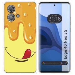 Funda Silicona para Motorola Edge 40 Neo 5G diseño Helado Vainilla Dibujos