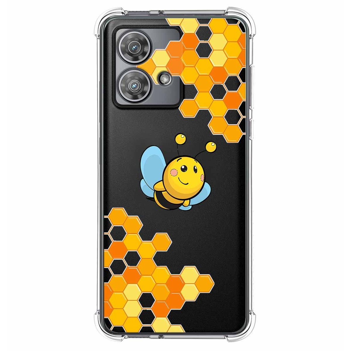 Funda Silicona Antigolpes para Motorola Edge 40 Neo 5G diseño Abeja Dibujos