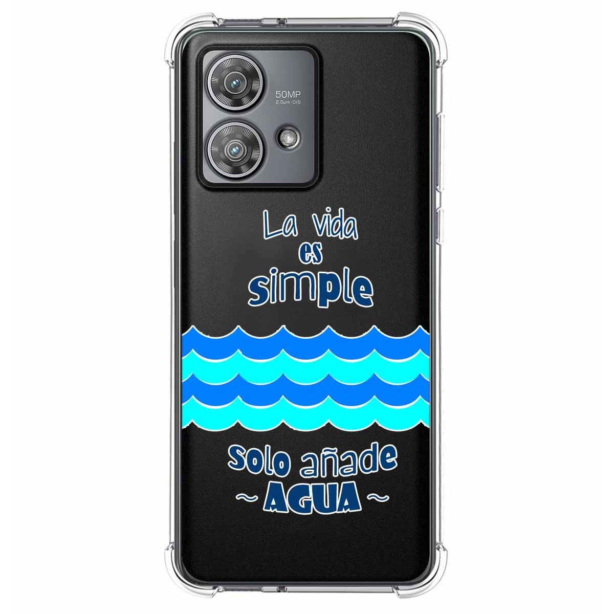 Funda Silicona Antigolpes para Motorola Edge 40 Neo 5G diseño Agua Dibujos