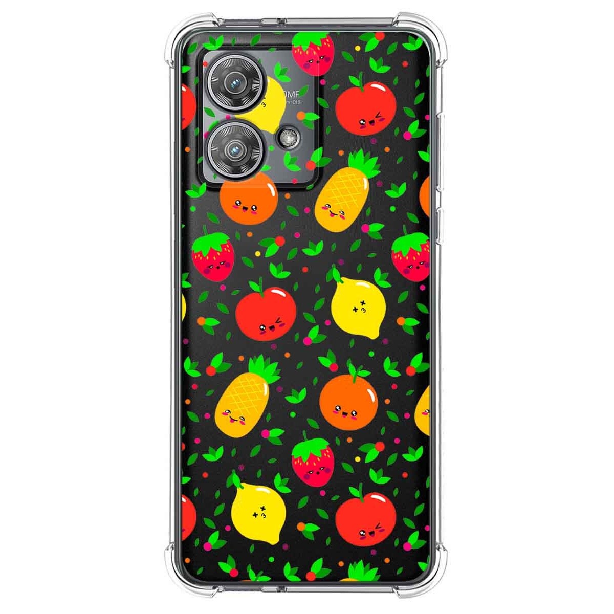 Funda Silicona Antigolpes para Motorola Edge 40 Neo 5G diseño Frutas 01 Dibujos