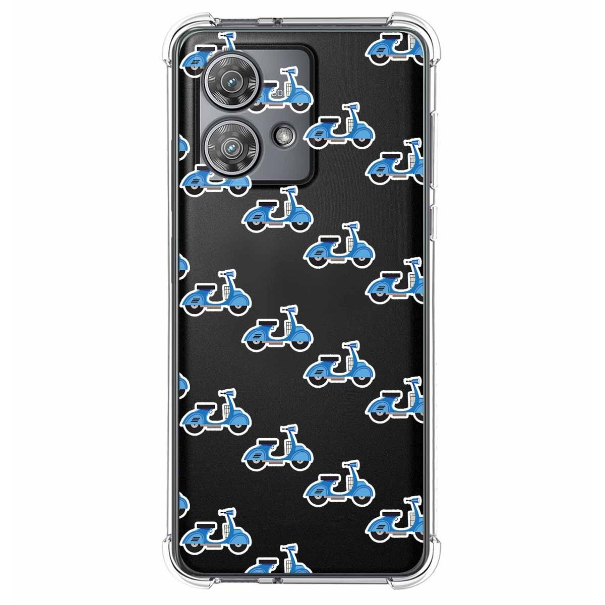 Funda Silicona Antigolpes para Motorola Edge 40 Neo 5G diseño Scooter Dibujos