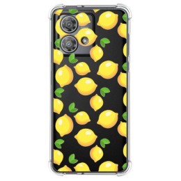 Funda Silicona Antigolpes para Motorola Edge 40 Neo 5G diseño Limones Dibujos