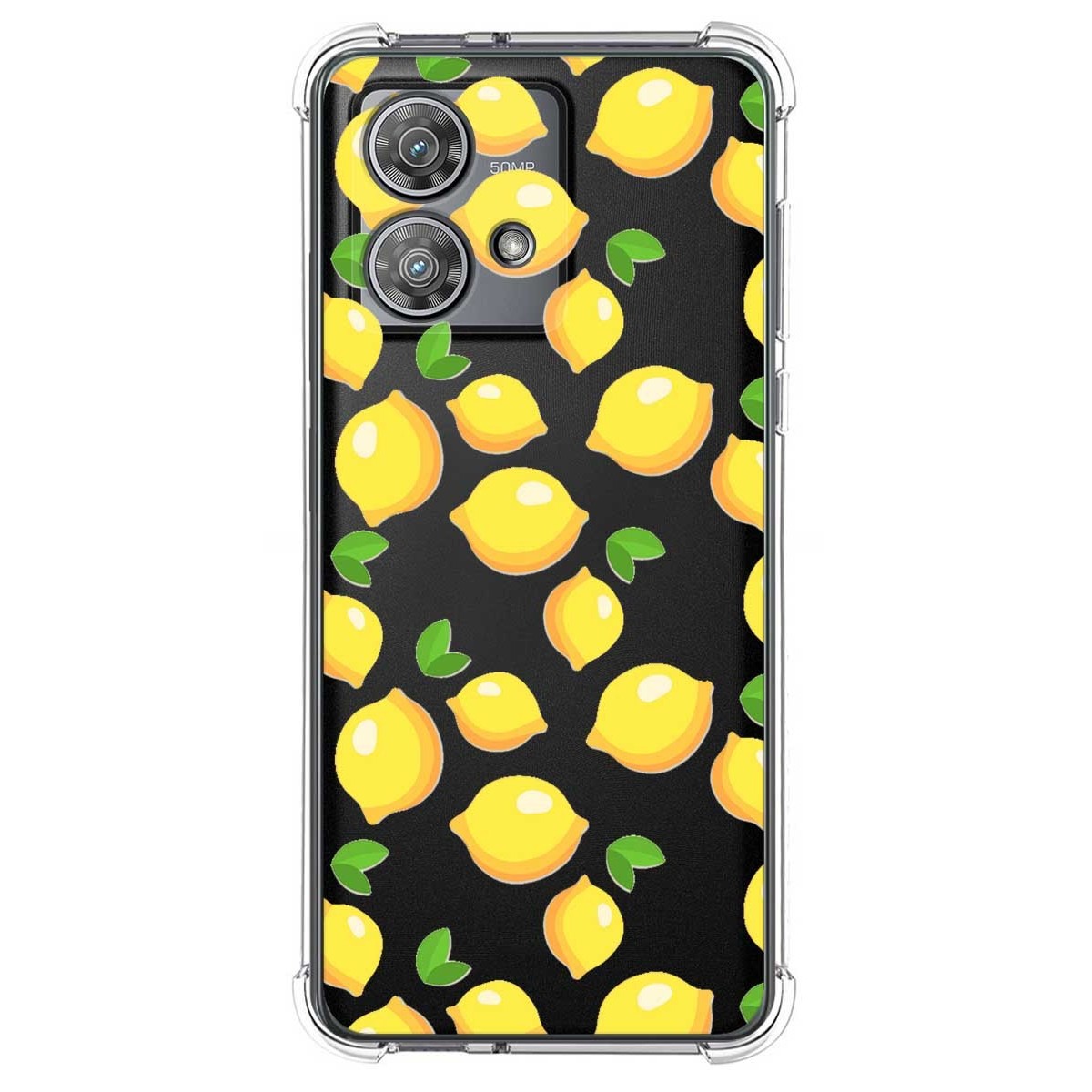 Funda Silicona Antigolpes para Motorola Edge 40 Neo 5G diseño Limones Dibujos