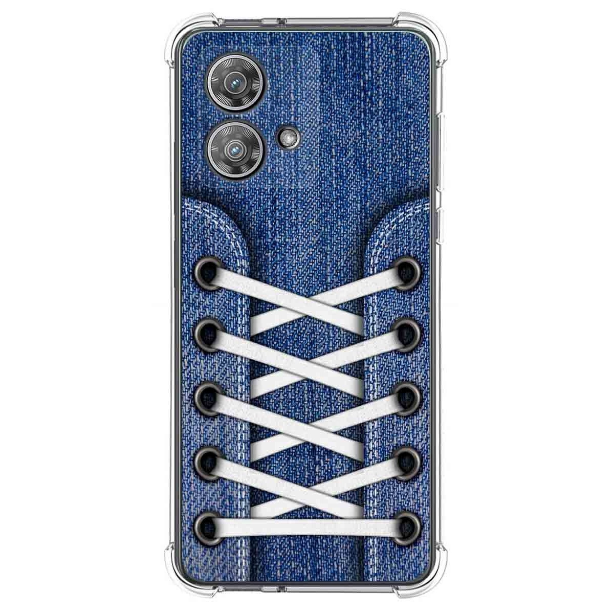 Funda Silicona Antigolpes para Motorola Edge 40 Neo 5G diseño Zapatillas 01 Dibujos