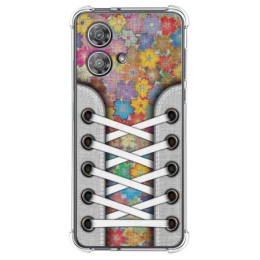 Funda Silicona Antigolpes para Motorola Edge 40 Neo 5G diseño Zapatillas 05 Dibujos