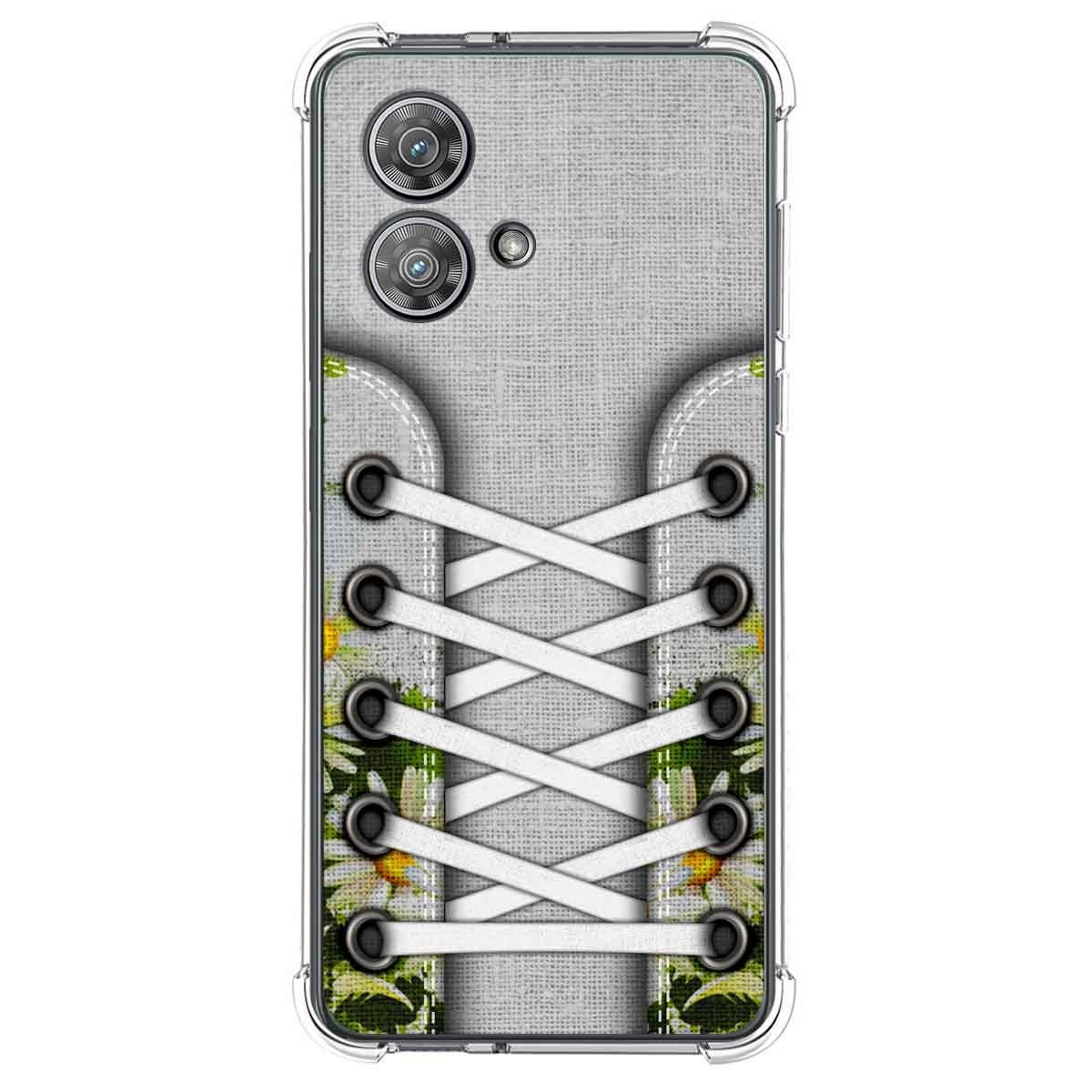 Funda Silicona Antigolpes para Motorola Edge 40 Neo 5G diseño Zapatillas 08 Dibujos