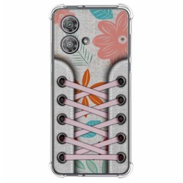 Funda Silicona Antigolpes para Motorola Edge 40 Neo 5G diseño Zapatillas 09 Dibujos