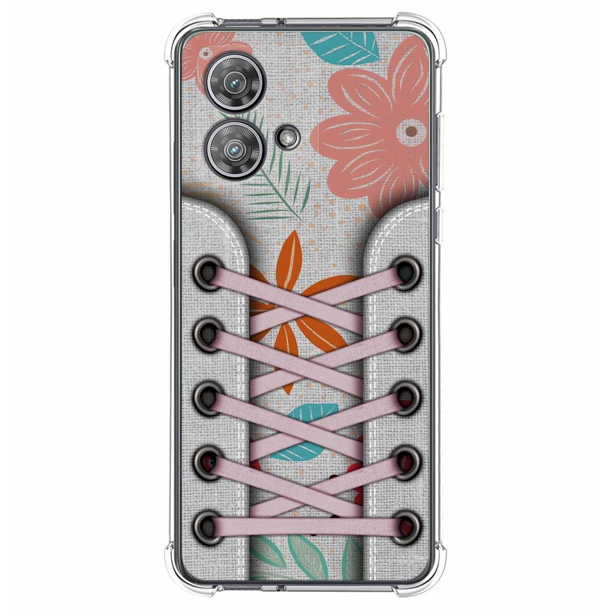 Funda Silicona Antigolpes para Motorola Edge 40 Neo 5G diseño Zapatillas 09 Dibujos