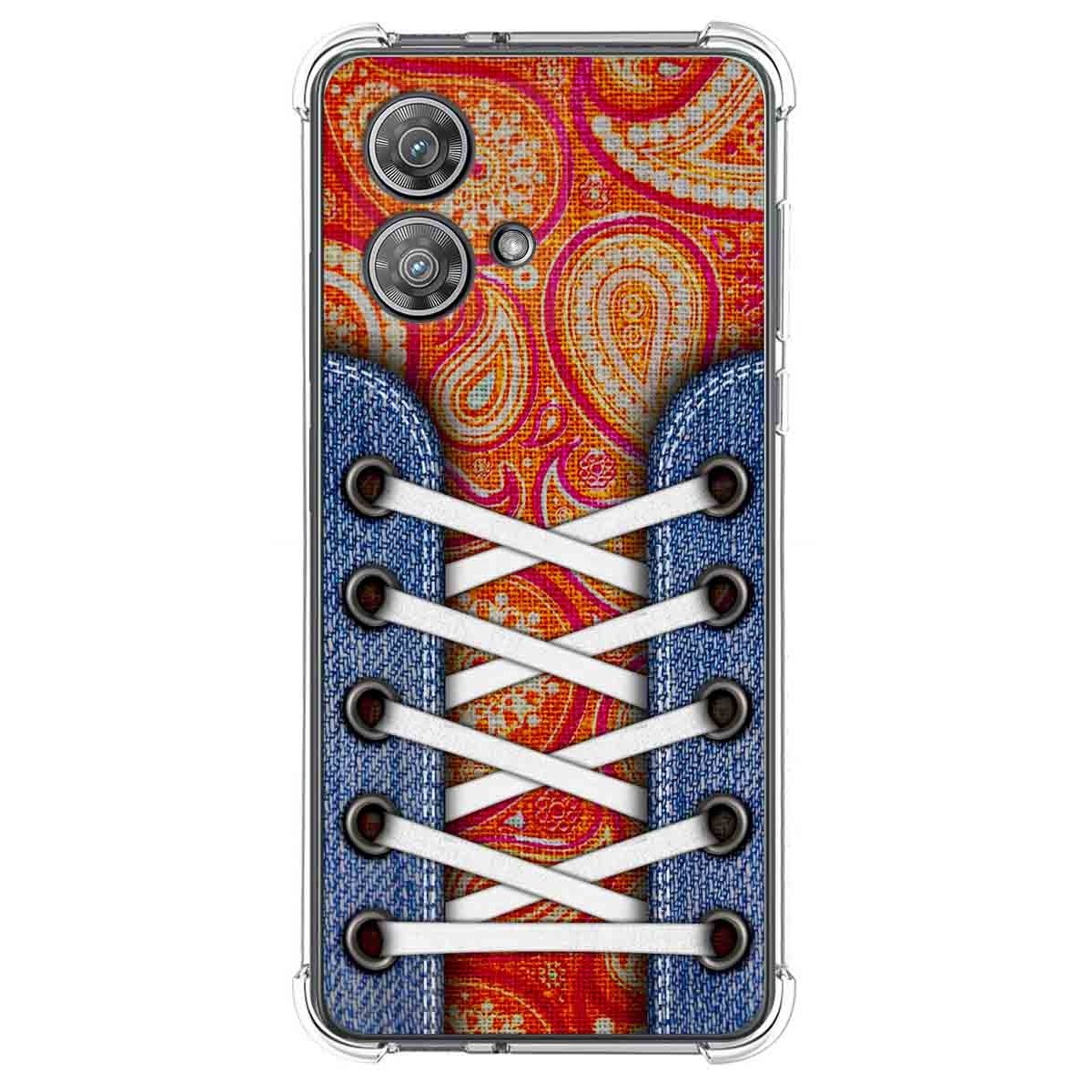 Funda Silicona Antigolpes para Motorola Edge 40 Neo 5G diseño Zapatillas 10 Dibujos