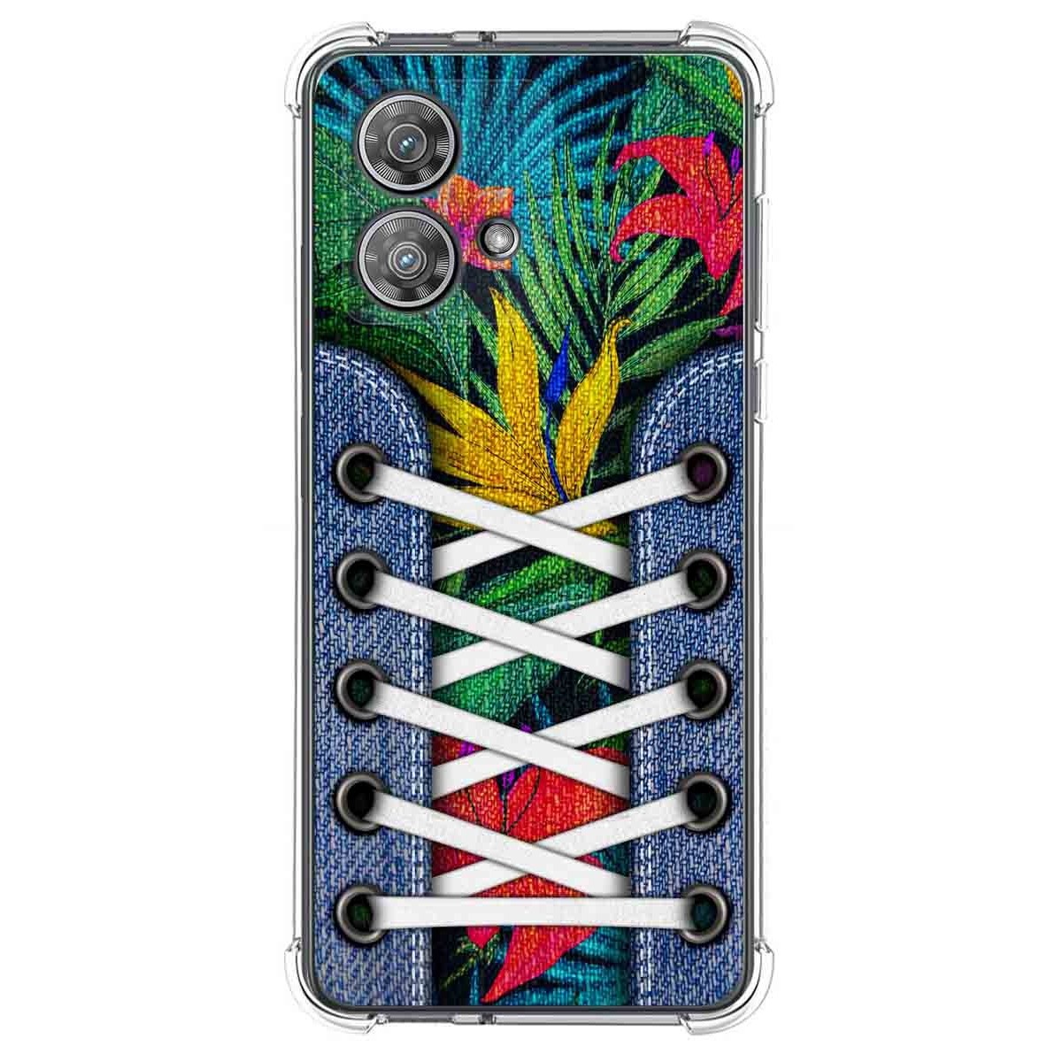 Funda Silicona Antigolpes para Motorola Edge 40 Neo 5G diseño Zapatillas 12 Dibujos