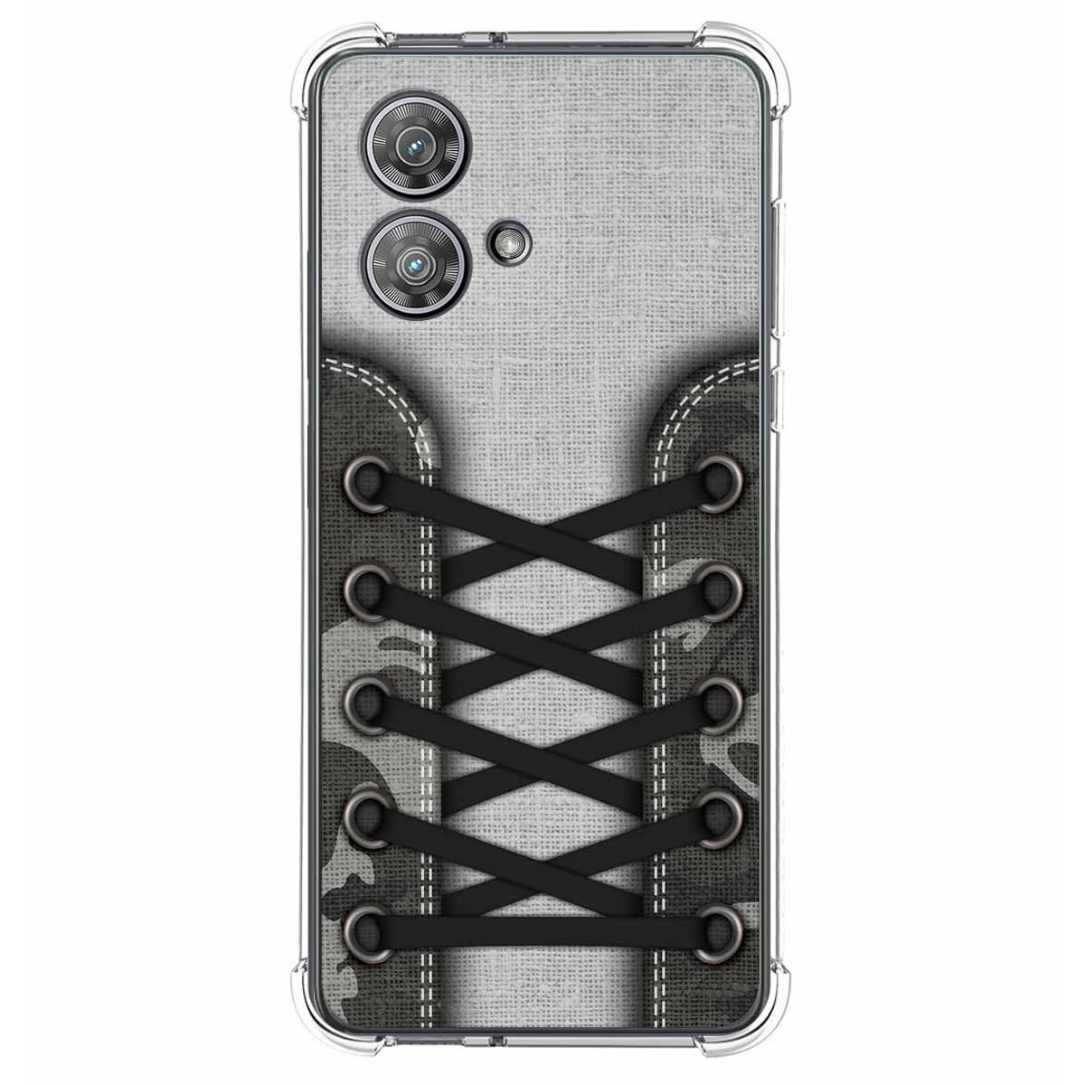 Funda Silicona Antigolpes para Motorola Edge 40 Neo 5G diseño Zapatillas 16 Dibujos