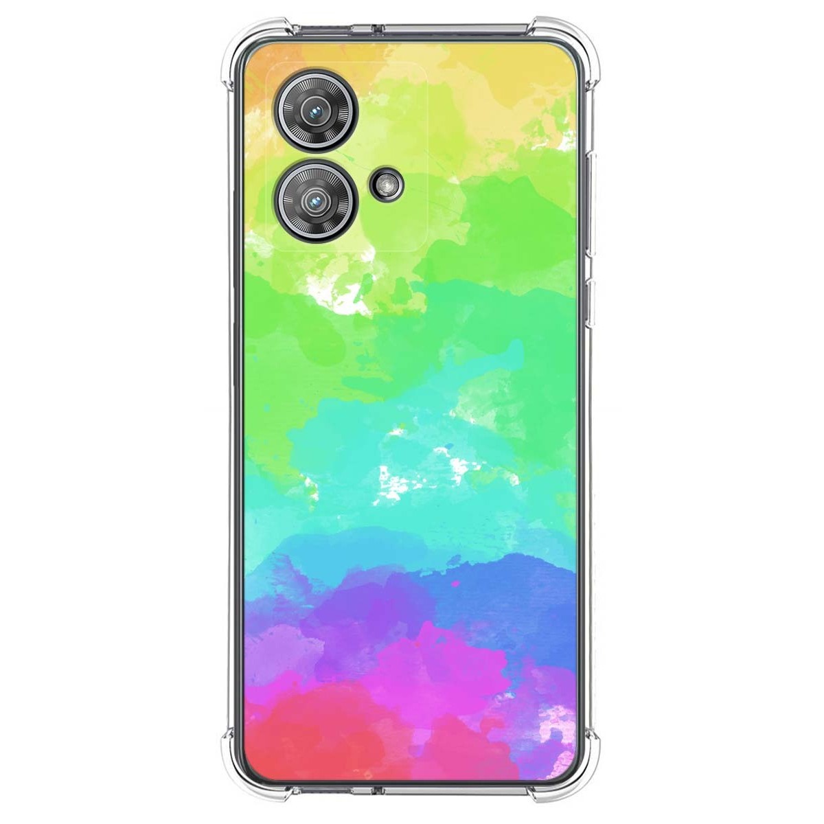 Funda Silicona Antigolpes para Motorola Edge 40 Neo 5G diseño Acuarela 03 Dibujos