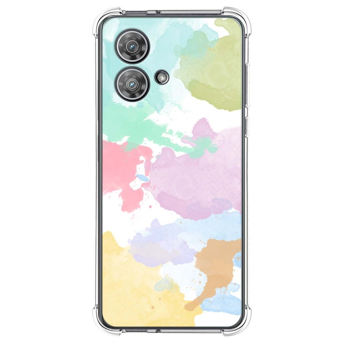 Funda Silicona Antigolpes para Motorola Edge 40 Neo 5G diseño Acuarela 11 Dibujos