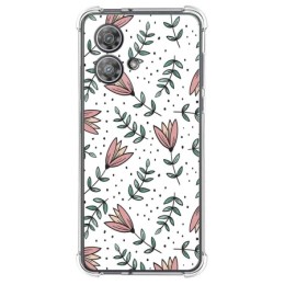 Funda Silicona Antigolpes para Motorola Edge 40 Neo 5G diseño Flores 01 Dibujos