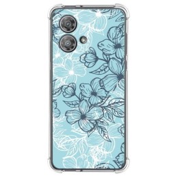 Funda Silicona Antigolpes para Motorola Edge 40 Neo 5G diseño Flores 03 Dibujos