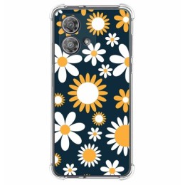 Funda Silicona Antigolpes para Motorola Edge 40 Neo 5G diseño Flores 08 Dibujos