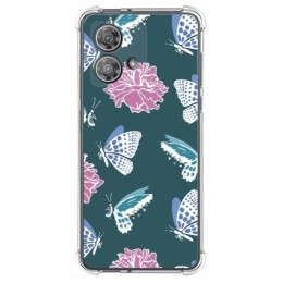 Funda Silicona Antigolpes para Motorola Edge 40 Neo 5G diseño Flores 10 Dibujos