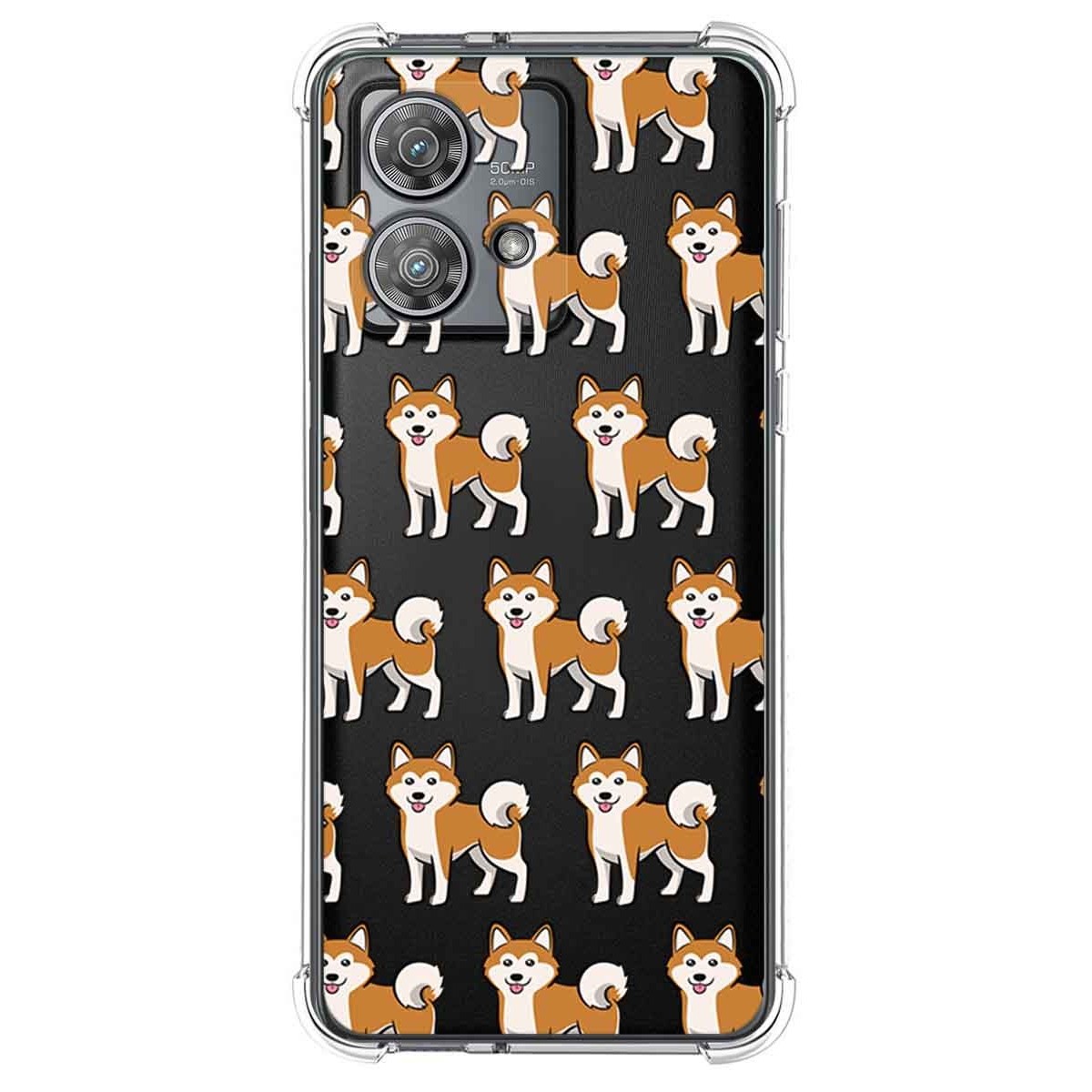 Funda Silicona Antigolpes para Motorola Edge 40 Neo 5G diseño Perros 08 Dibujos