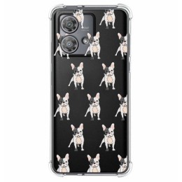 Funda Silicona Antigolpes para Motorola Edge 40 Neo 5G diseño Perros 12 Dibujos