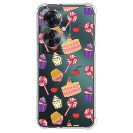 Funda Silicona Antigolpes para Oppo Reno 11F 5G diseño Dulces 01 Dibujos