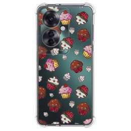 Funda Silicona Antigolpes para Oppo Reno 11F 5G diseño Muffins Dibujos