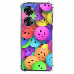 Funda Silicona Antigolpes para Oppo Reno 11F 5G diseño Smile Dibujos