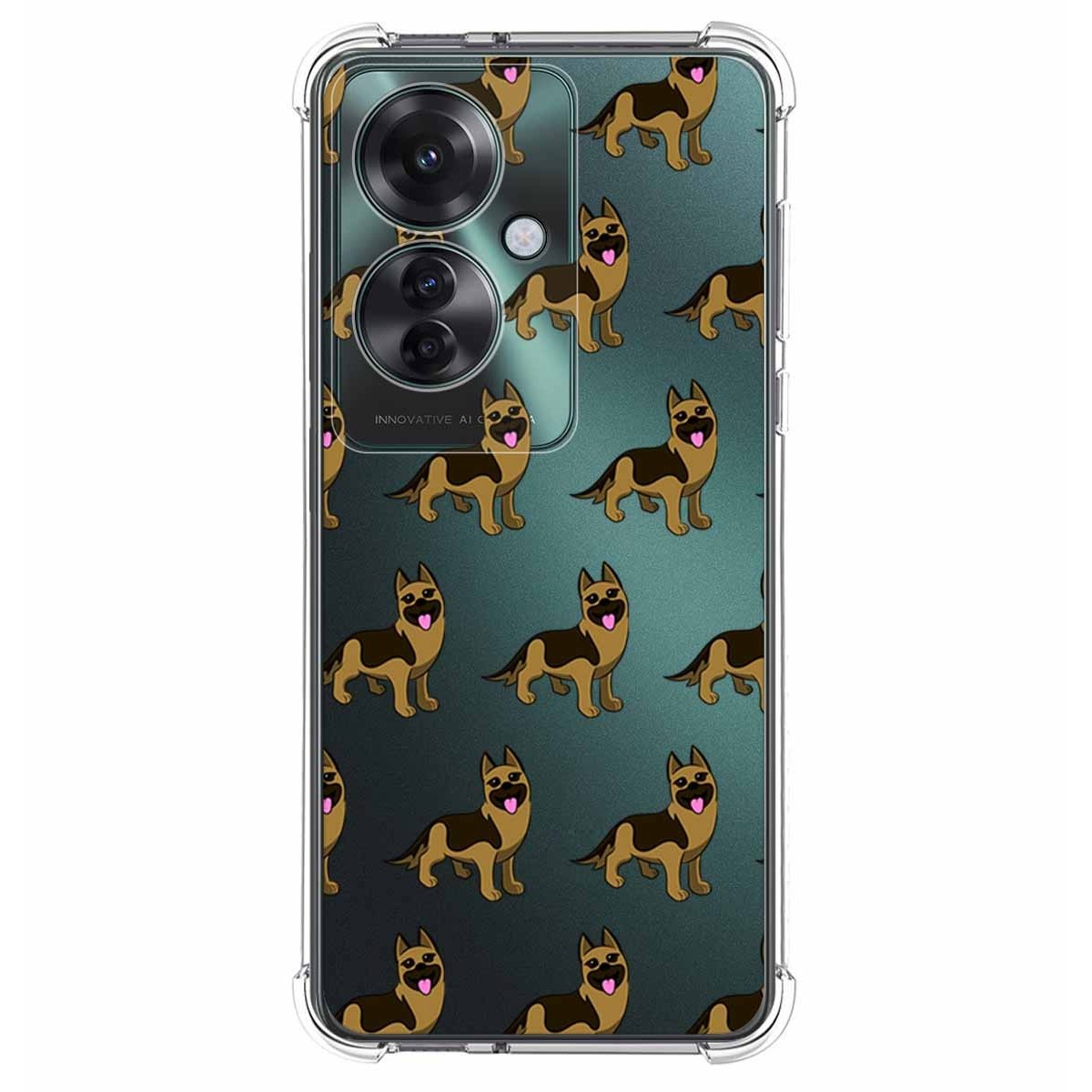 Funda Silicona Antigolpes para Oppo Reno 11F 5G diseño Perros 09 Dibujos