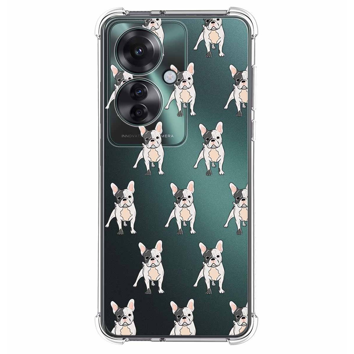 Funda Silicona Antigolpes para Oppo Reno 11F 5G diseño Perros 12 Dibujos