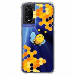 Funda Silicona Antigolpes para TCL 505 diseño Abeja Dibujos